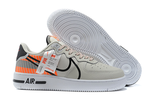 Women's Air Force 1 Low Top Cream Shoes 065
